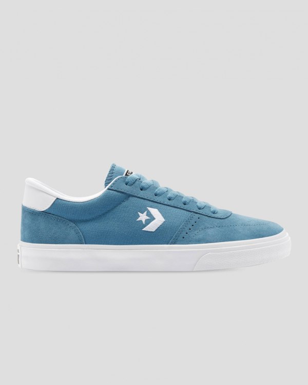 Converse Boulevard Blå Sko Danmark - Converse Lave Sneakers Dame - 72854QTIE